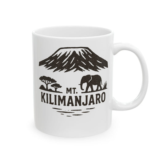 "Mount Kilimanjaro Landscape" Ceramic Mug