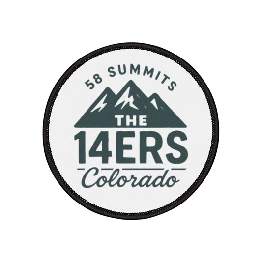"Colorado 14ers 58 Summits" Adventure Ready Iron-On Patch