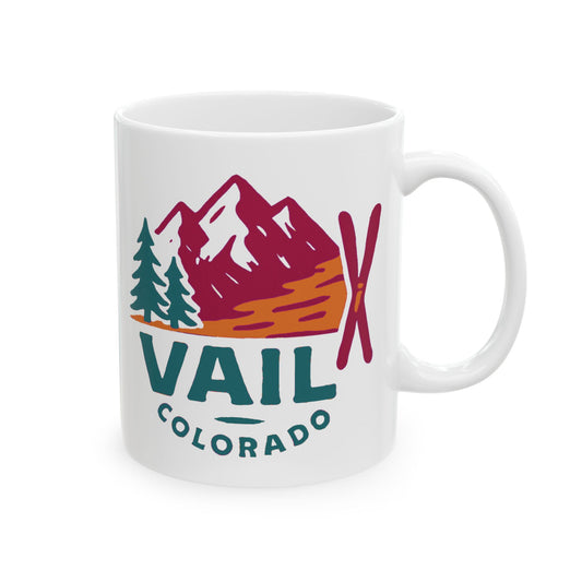 "Vail, Colorado" Ceramic Mug