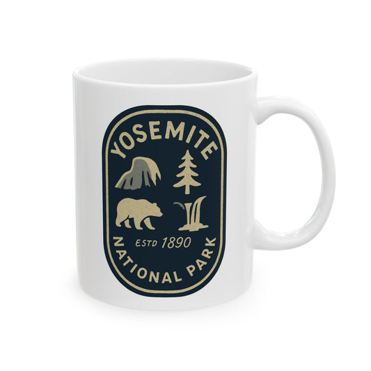"Yosemite National Park Icon" Ceramic Mug