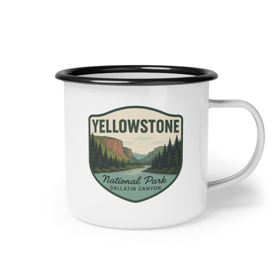 "Yellowstone National Park" Enamel Camp Cup