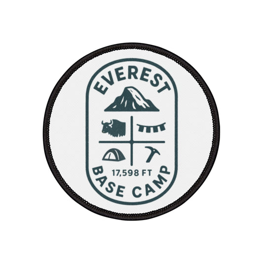 "Everest Base Camp Icon" Adventure Ready Iron-On Patch