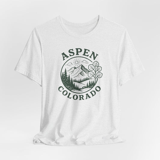 Aspen, Colorado Men's Casual Tee