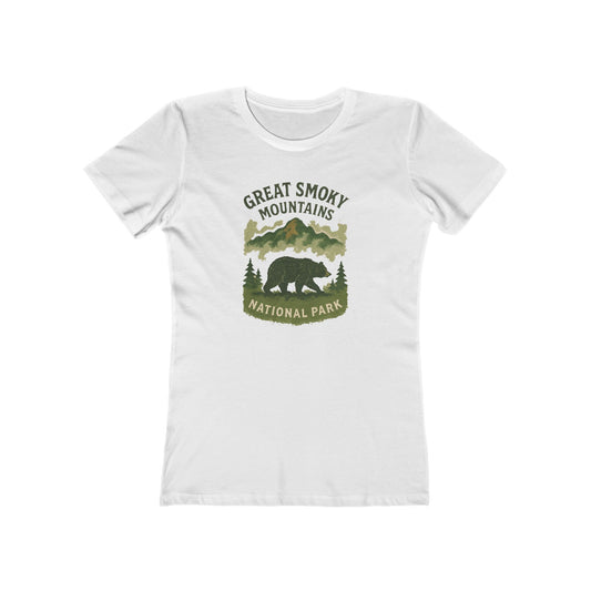 Great Smoky Mountains National Park Women's Fitted Casual Tee