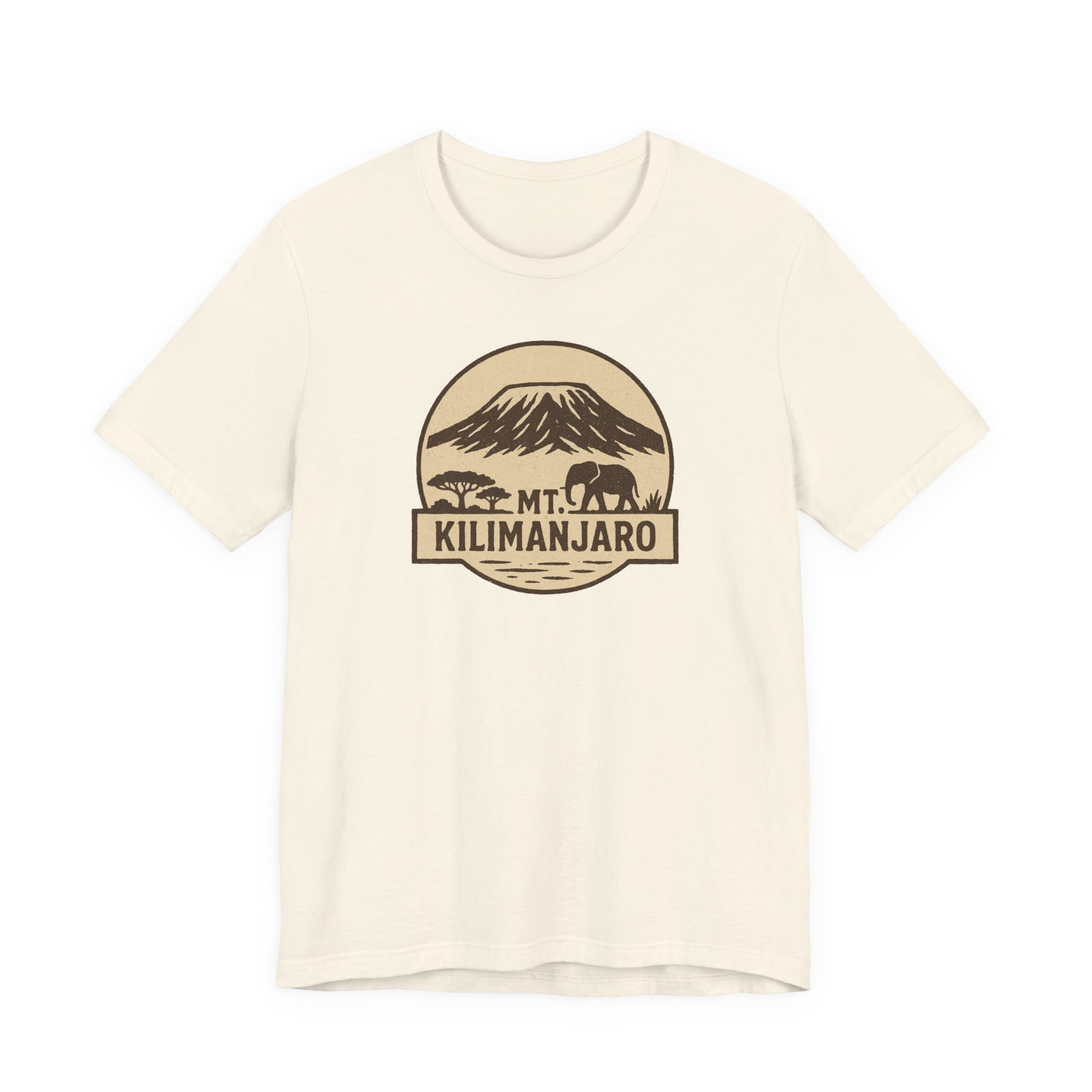 Mount Kilimanjaro Landscape Men's Casual Short Sleeve Tee
