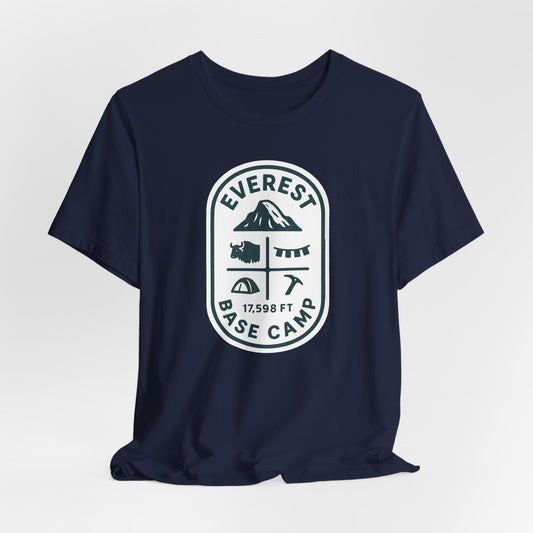 Navy Everest Base Camp Icon Men's Casual Tee