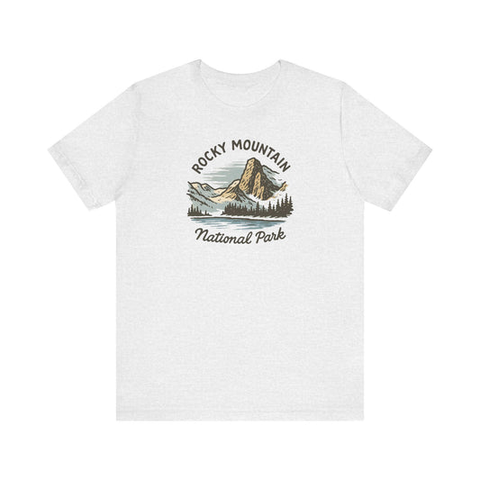 Rocky Mountain National Park Men's Casual Short Sleeve Tee