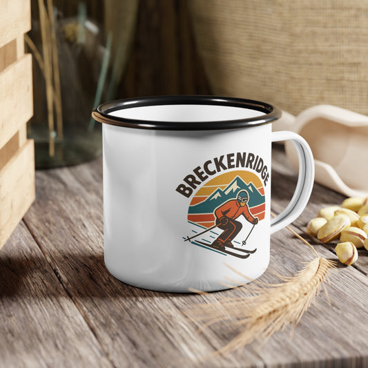 "Breckenridge, Colorado" Enamel Camp Cup