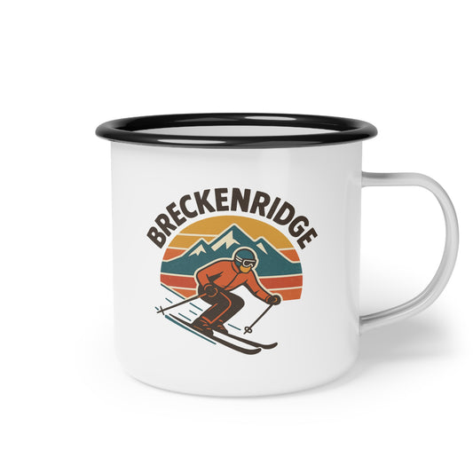 "Breckenridge, Colorado" Enamel Camp Cup