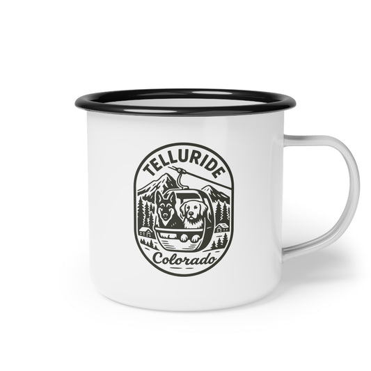 "Telluride, Colorado" Enamel Camp Cup