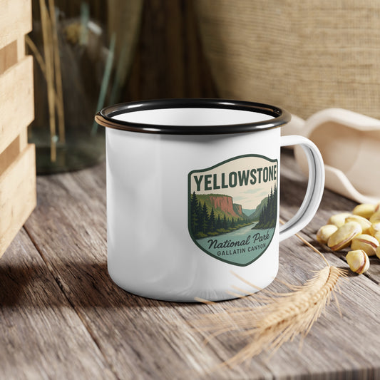 "Yellowstone National Park" Enamel Camp Cup