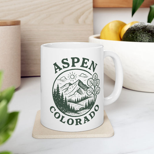 "Aspen, Colorado" Ceramic Mug