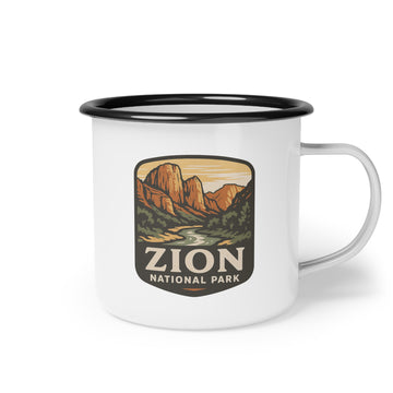 "Zion National Park" Enamel Camp Cup