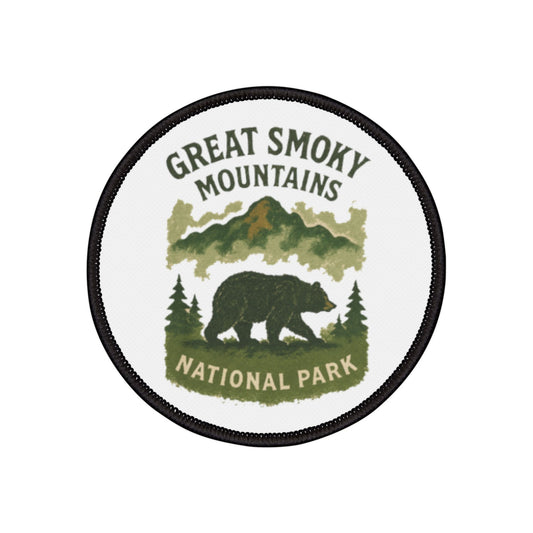 "Great Smoky Mountain National Park" Adventure Ready Iron-On Patch