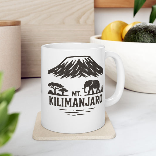 "Mount Kilimanjaro Landscape" Ceramic Mug
