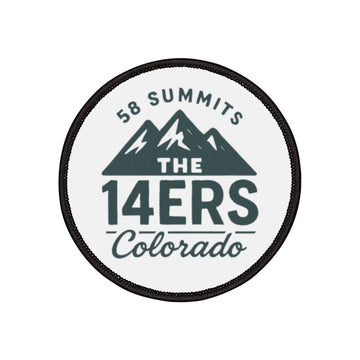 "Colorado 14ers 58 Summits" Adventure Ready Iron-On Patch