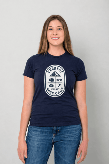 Everest Base Camp Icon Women's Relaxed Fit Casual Tee