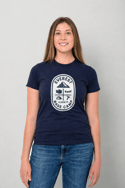 Everest Base Camp Icon Women's Relaxed Fit Casual Tee