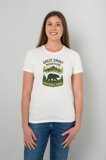 Great Smoky Mountains National Park Women's Fitted Casual Tee