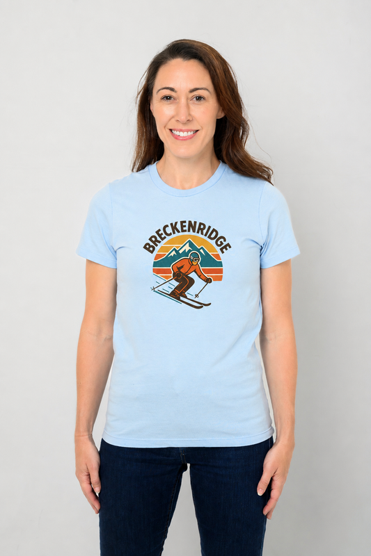 Breckenridge, Colorado Women's Relaxed Fit Casual Tee