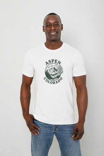 Aspen, Colorado Men's Casual Tee