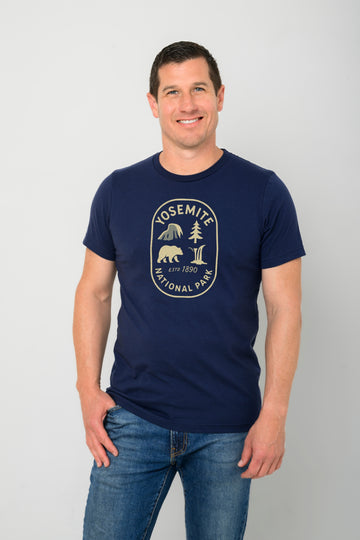 Yosemite National Park Icon Men's Casual Tee