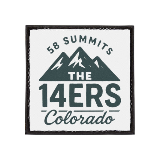"Colorado 14ers 58 Summits" Adventure Ready Iron-On Patch