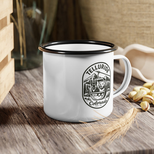 "Telluride, Colorado" Enamel Camp Cup
