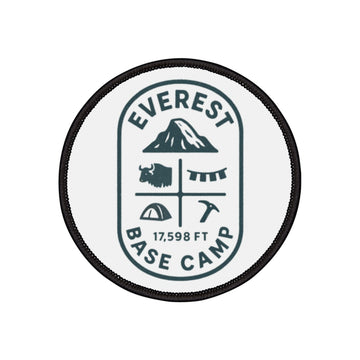 "Everest Base Camp Icon" Adventure Ready Iron-On Patch