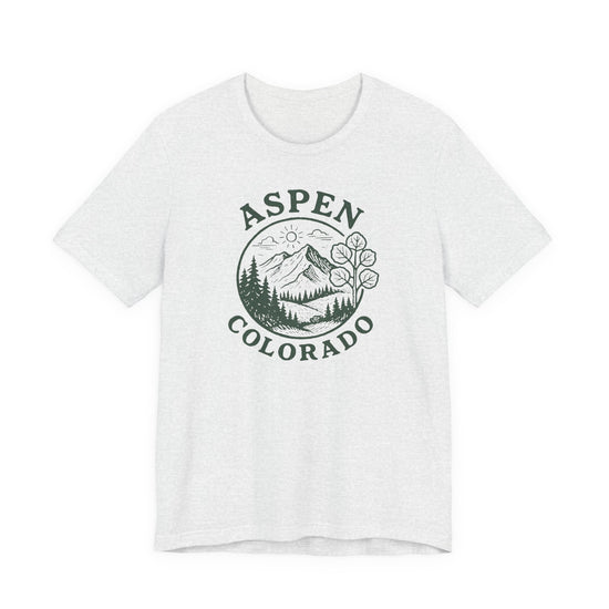 Aspen, Colorado Men's Casual Short Sleeve Tee