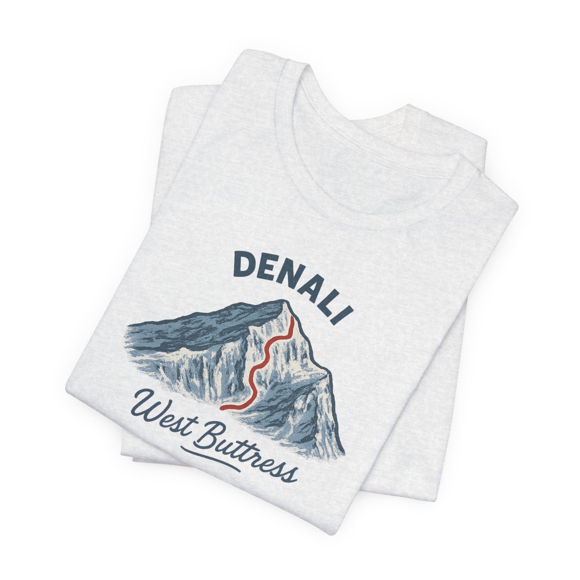 Denali West Buttress Men's Casual Tee - Folded