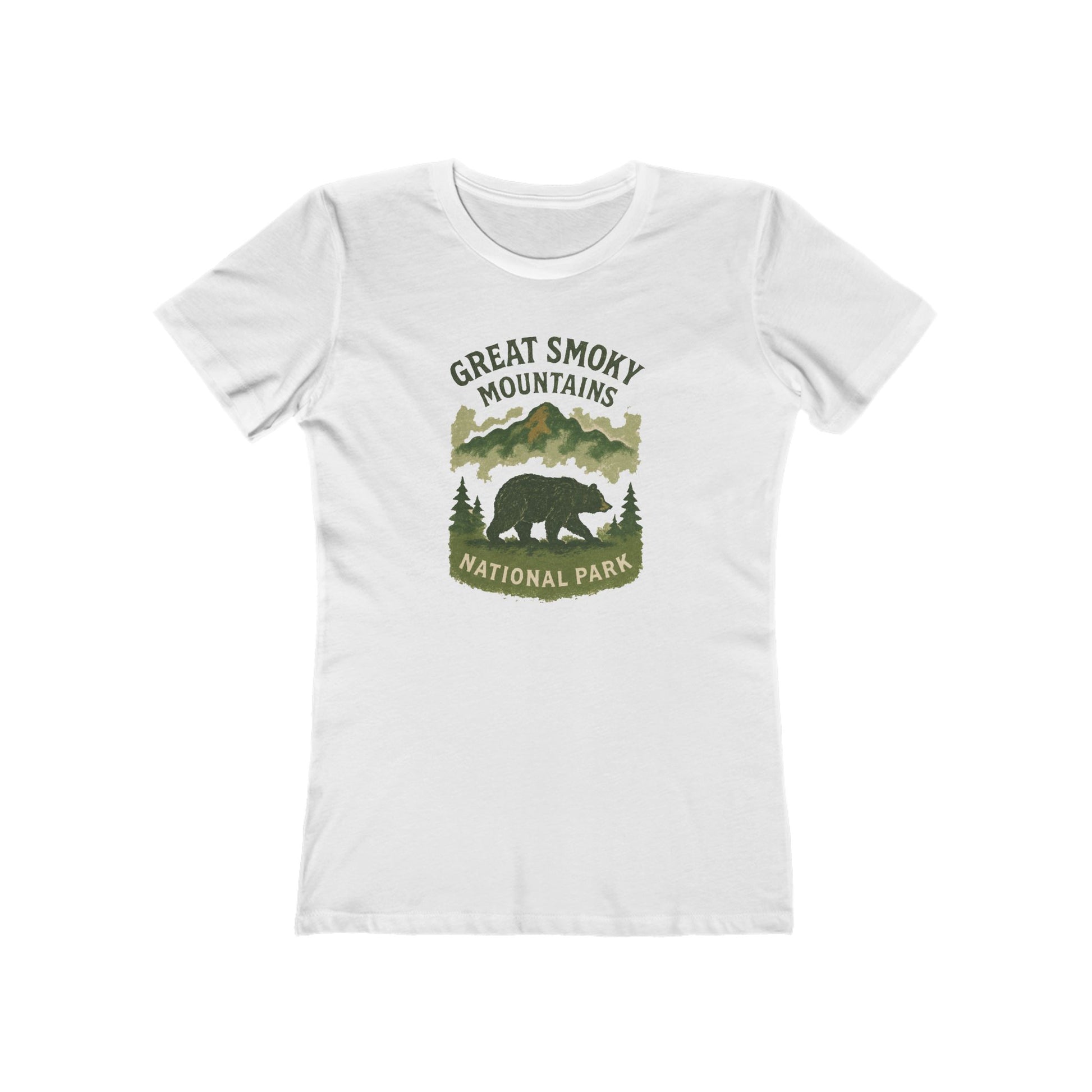 Great Smoky Mountains National Park Women's Fitted Casual Tee