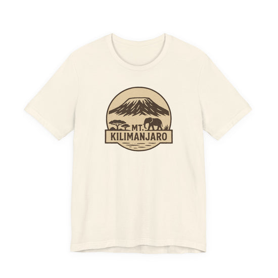 Mount Kilimanjaro Landscape Men's Casual Short Sleeve Tee