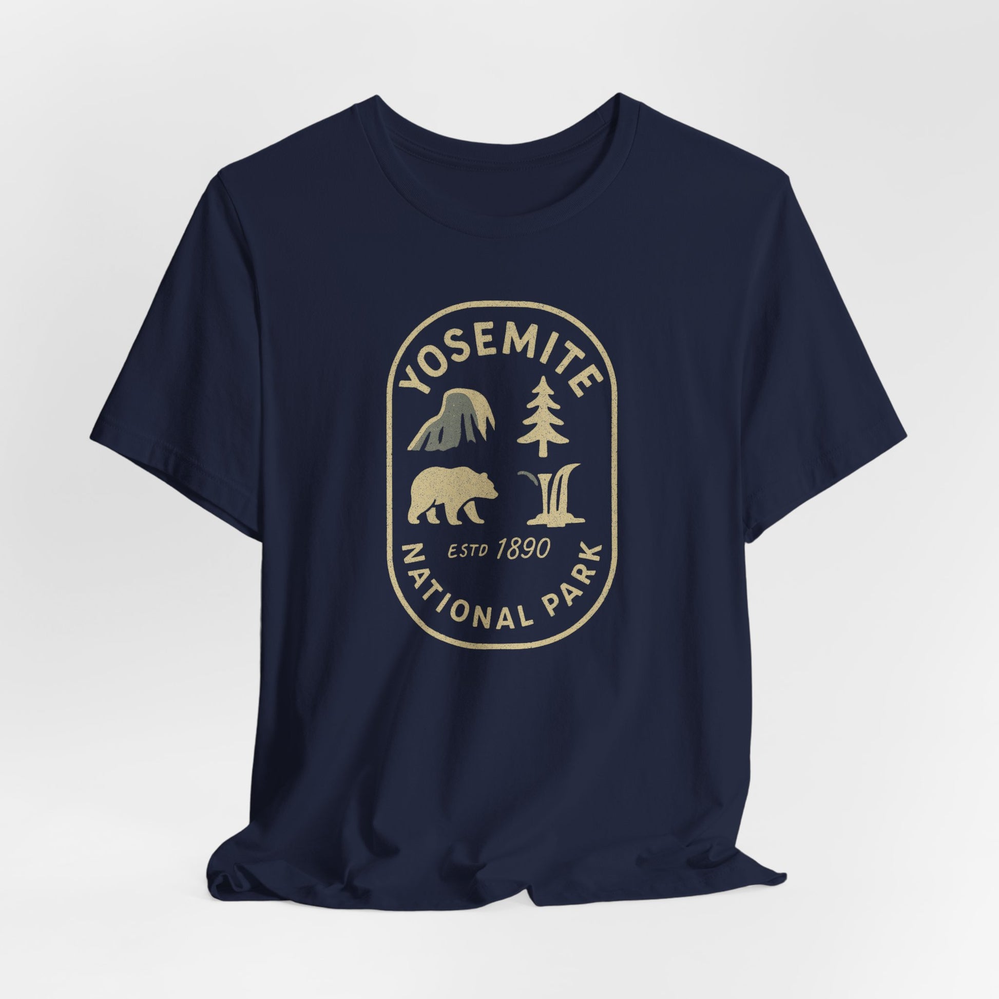 Navy Yosemite National Park Icon Men's Casual Tee