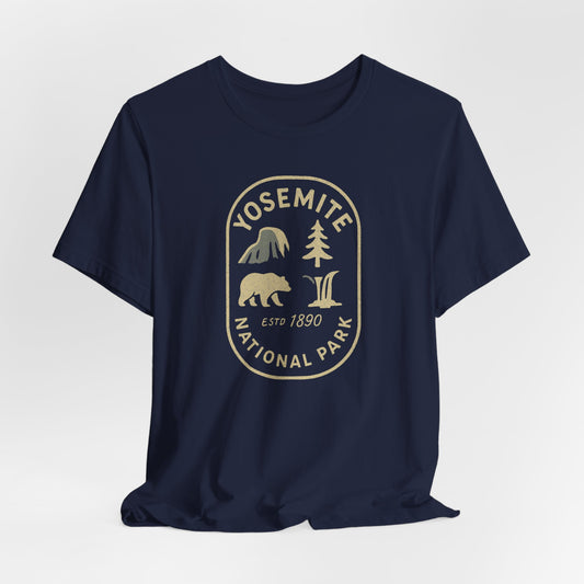 Navy Yosemite National Park Icon Men's Casual Tee