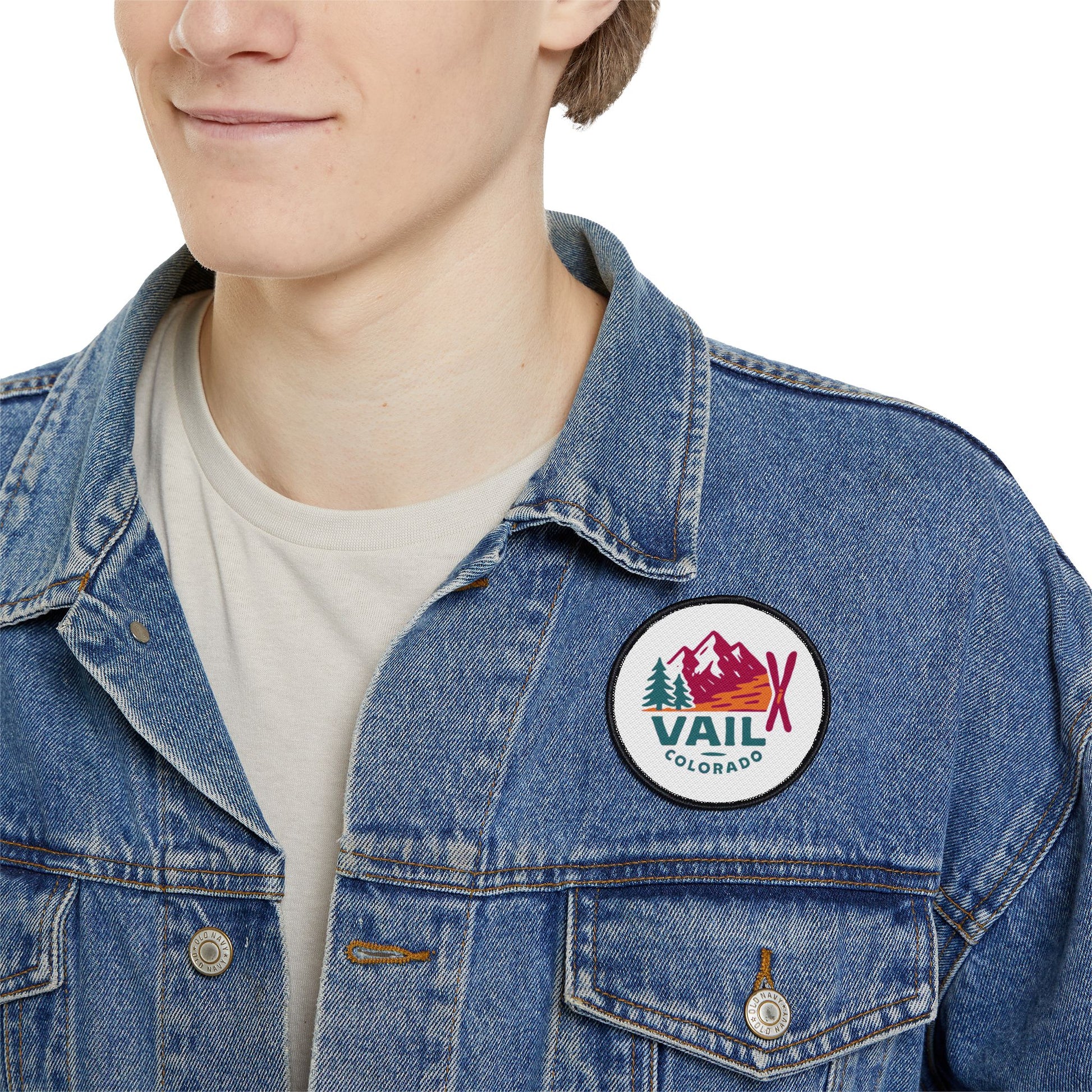 Vail, Colorado Iron-On Patch On Man