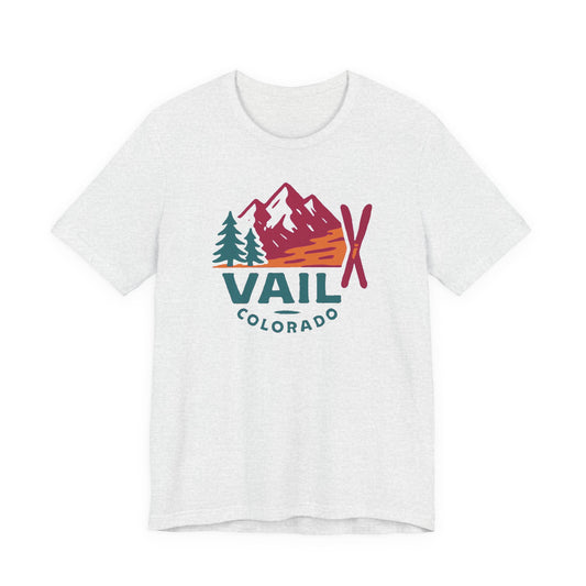 Vail, Colorado Men's Casual Short Sleeve Tee