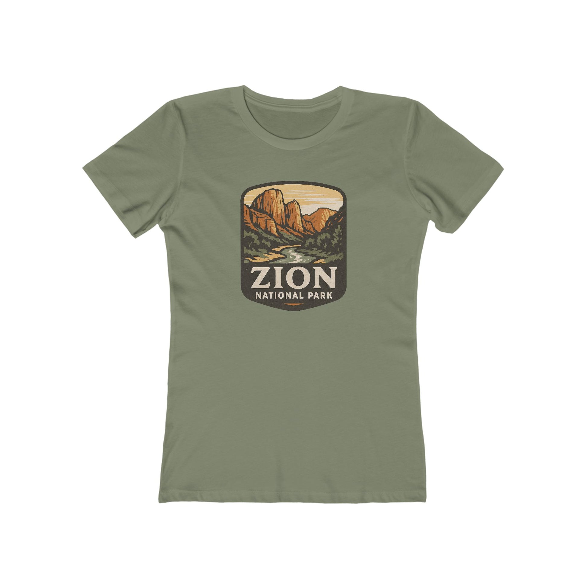 Zion National Park Women's Fitted Casual Tee