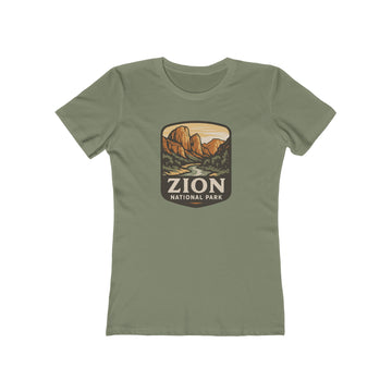 Zion National Park Women's Fitted Casual Tee